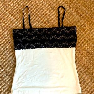 White house black market camisole with lace